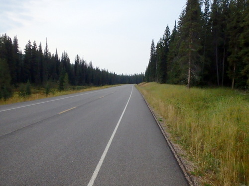 GDMBR: We're rolling south US 99/191/287 toward Moran Junction.